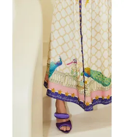 Mackenzie Mode Moonlight Silk Maxi Dress Print Size AU 16 for rent on The Volte - image 6