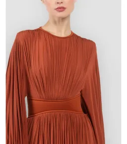 Zimmermann Illuminate Batwing Maxi Dress in Rust Size 2 / AU 12 for rent on The Volte - image 3