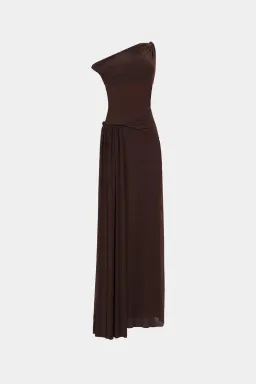 Misha Sisal Maxi Dres Espresso Size 6/S for rent on The Volte - image 4
