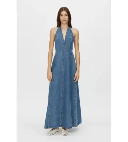 Camilla and Marc Cascadia Denim Dress in Classic Blue Size 6 for rent on The Volte - image 1