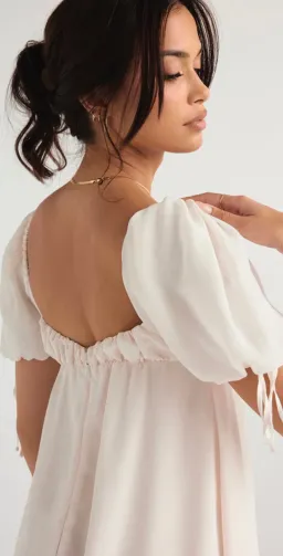 House of CB princess ivory Georgette dress size XS for rent on The Volte - image 2