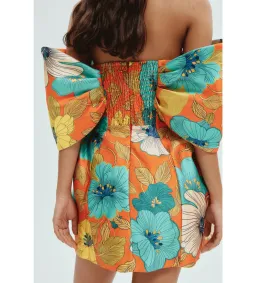Alemais Piato Sculpt Mini Dress Floral  Size 6 for rent on The Volte - image 4