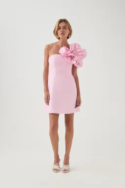 Aje Florence Mini Dress Lilac Blush Size 8 for rent on The Volte - image 1