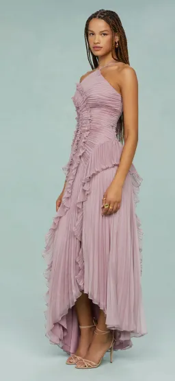 Amur Lorelie Halter Gown Water Hyacinth Size 8/2 for rent on The Volte - image 3