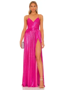 Retrofete Doss Gown Hot Pink Size S / AU 8 for rent on The Volte - image 1