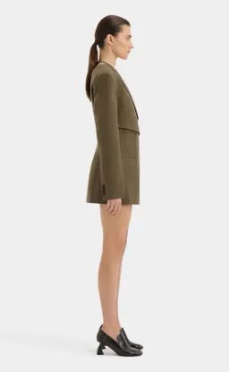 Sir The Label Sartoria Mini Dress Brown Size 8 for rent on The Volte - image 2