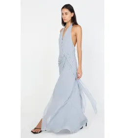 Bec and Bridge Soneva Wrap dress in Cloud Blue Size S / AU 8 for rent on The Volte - image 2