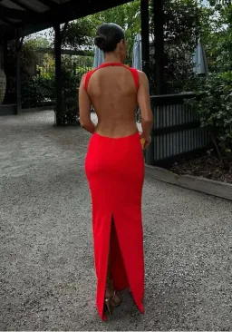 Effie Kats Valencia Gown in Orange Size M / AU 10 for rent on The Volte - image 2