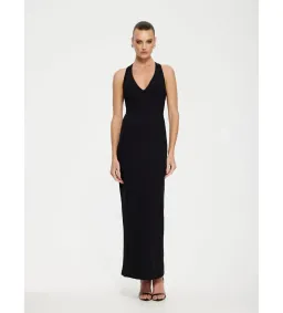 Effie Kats Black Eiza Gown in Black Size Large/ AU 12 for rent on The Volte - image 1
