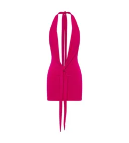 Saboa Studios Bemb Mini Dress Berry Kiss Size XS AU 6 for rent on The Volte - image 5