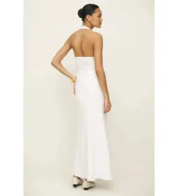 Reformation Delilah Linen Maxi Dress White Size 6 for rent on The Volte - image 5