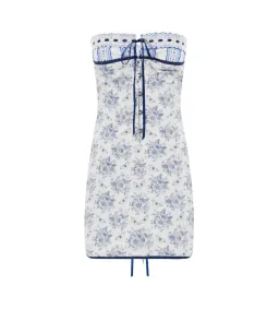 With Jean Sabrina Dress Print Size 6  for rent on The Volte - image 1