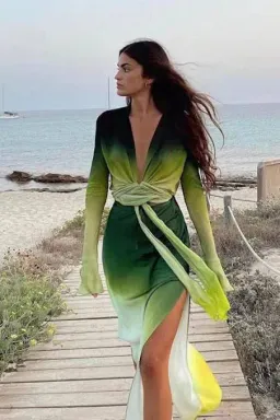 Rat & Boa Cypress Set Maxi Green Size AU 10  for rent on The Volte - image 1