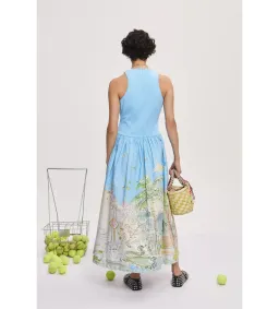 Alemais Anouk Tank Midi Dress Print Size 12 for rent on The Volte - image 4