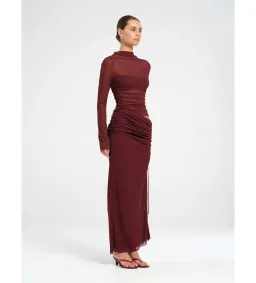 Benni Mabel Maxi Dress in Burgundy Size AU 10 for rent on The Volte - image 2