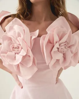 Aje Etta Mini Dress Pastel Pink Size AU 8 for rent on The Volte - image 2