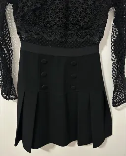 Self Portrait Aiden Lace Trim Mini Dress Size 4 US for rent on The Volte - image 3