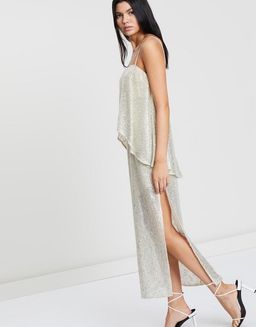 Manning Cartell Flash Bulb Metallic Dress Size 6 for rent on The Volte - image 2