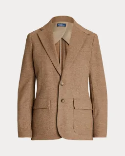 Ralph Lauren Wool-cotton Blazer Tan Herringbone Size AU 10 for rent on The Volte - image 4