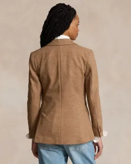 Ralph Lauren Wool-cotton Blazer Tan Herringbone Size AU 10 for rent on The Volte - image 3