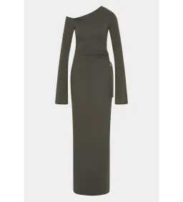 Sir the Label Hana Tie Maxi Dress Charcoal Size 2/AU 10 for rent on The Volte - image 5