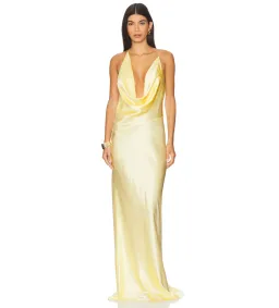 Natalie Rolt Gabi Gown in Lemon Size 6 for rent on The Volte - image 1