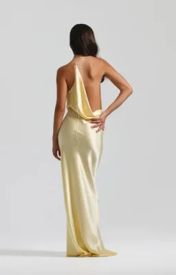 Natalie Rolt Gabi Gown in Lemon Size 8 for rent on The Volte - image 2