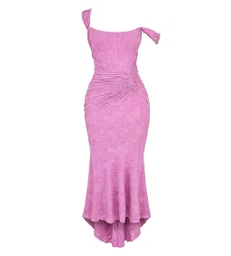 House of CB Cesca Maxi Dress Rose Pink Floral Size 8 for rent on The Volte - image 6