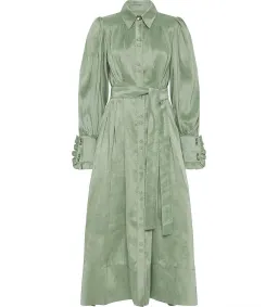 Aje Idealist Shirt Dress Green Size 8  for rent on The Volte - image 2