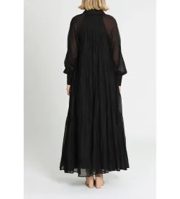 AJE  Musing Smock Maxi Dress  Black Size 8 for rent on The Volte - image 2