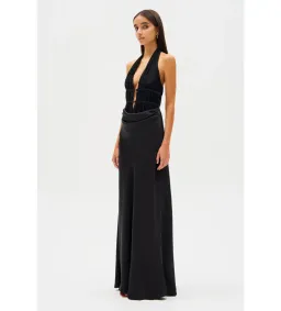 Misha Celine Satin Maxi Dress Size 6/XS for rent on The Volte - image 2