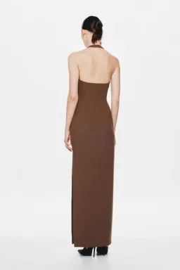 Misha The Alusia Maxi Dress Mink Brown Size 10/M for rent on The Volte - image 5