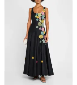 Alemais Lolita Gown Black Floral Size 10 for rent on The Volte - image 1