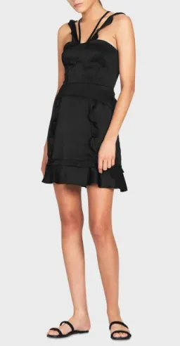 Camilla and Marc Sentry Mini Dress Black Size 8 for rent on The Volte - image 1