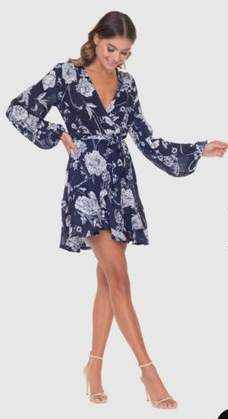 Pilgrim For The Love Mini Dress Floral Size 10 for rent on The Volte - image 1