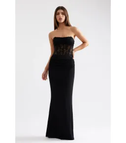 Lexi Alla Dress Black Size AU 8 for rent on The Volte - image 1