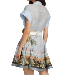 Zimmermann Postcard Shirt Mini Dress in Lorne Print Size 2 / Size AU 12 for rent on The Volte - image 3