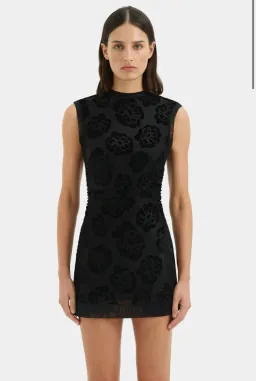 Sir the Label The Vittoria Mini Dress in Midnight Floral Size 1/Au 8  for rent on The Volte - image 4