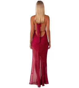 I am Delilah Jasmine Maxi Dress in Wine Size XS / AU 6 for rent on The Volte - image 3