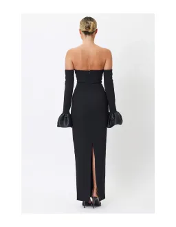 Bianca and Bridgett Adrianna Maxi Dress Black Size AU 12 for rent on The Volte - image 2