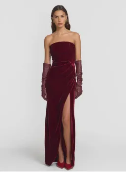 Viktoria & Woods Illustrious Dress in Sangria Size 8  for rent on The Volte - image 1
