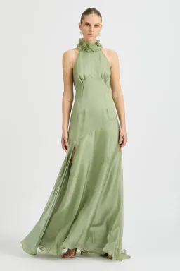 Sonya Moda Noelle Dress Maxi Green Moss Size AU 16 for rent on The Volte - image 4