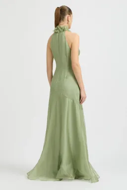 Sonya Moda Noelle Dress Maxi Green Moss Size AU 16 for rent on The Volte - image 3