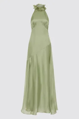 Sonya Moda Noelle Dress Maxi Green Moss Size AU 16 for rent on The Volte - image 8