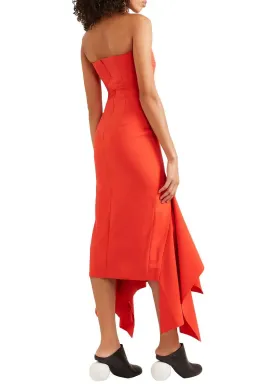 Solace London Veronique Dress Papaya Size 6 for rent on The Volte - image 2