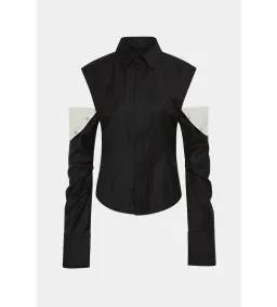 Sir the Label Sorrentino Shirt and Mini Short Set Red Pinstripe Size 1/AU 8  for rent on The Volte - image 8