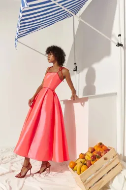 CeliaB Alma Dress Orange Size 10 for rent on The Volte - image 6