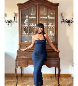 Arcini Ori Meredith Navy Maxi Dress Size XS/AU 6 for rent on The Volte - image 1