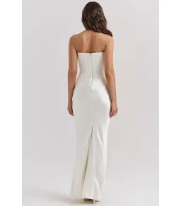House of CB Persephone Corset Dress Ivory Size AU 10  for rent on The Volte - image 3