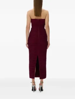 Rachel Gilbert Jensen Dress Merlot Size 10  for rent on The Volte - image 4